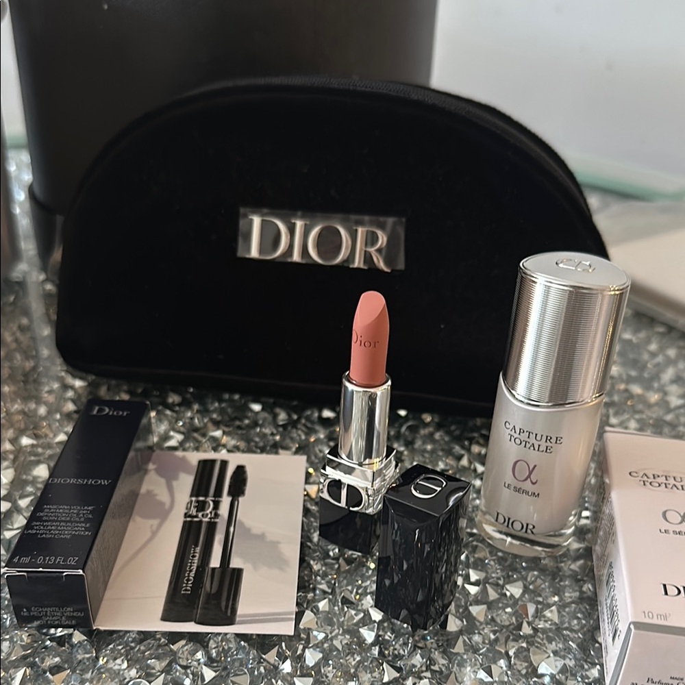 Dior Makeup Set with Velvet Pouch